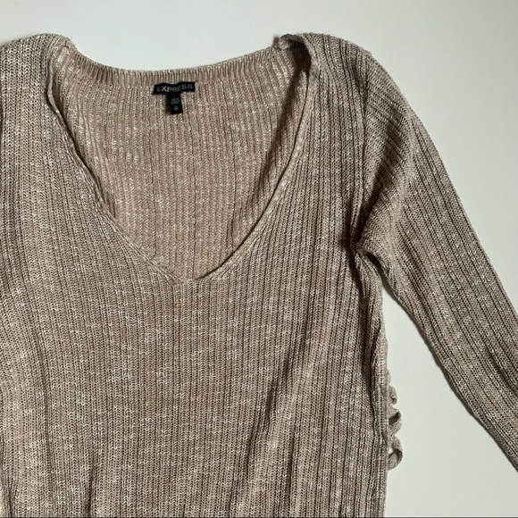 Express Sweaters - Express Long Sleeve Knit Sweater